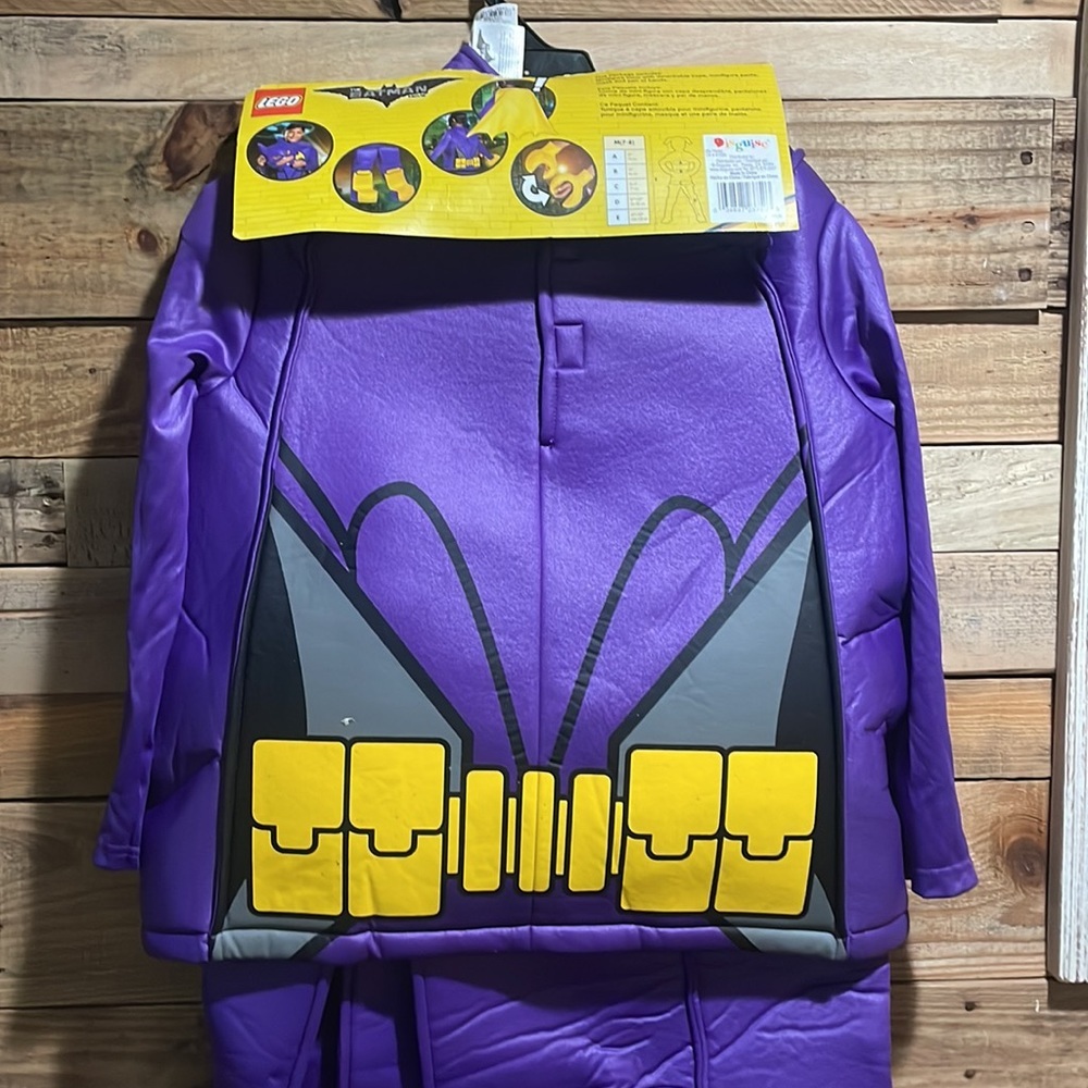 LEGO BATGIRL Costume GIRLS SIZE 7 -8 - Picture 5 of 7